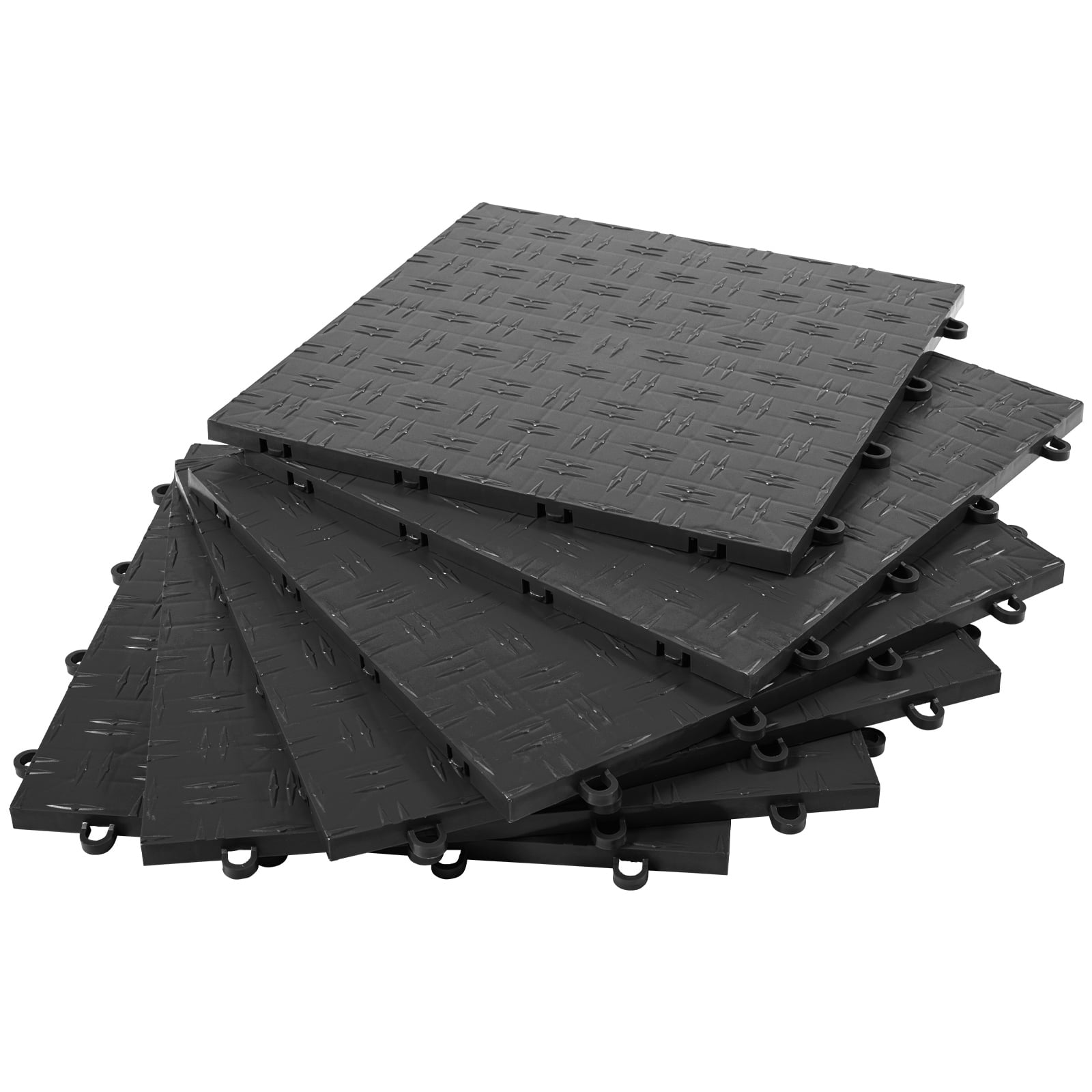 Diamond Top Garage Floor Tiles - 12 x 12 in