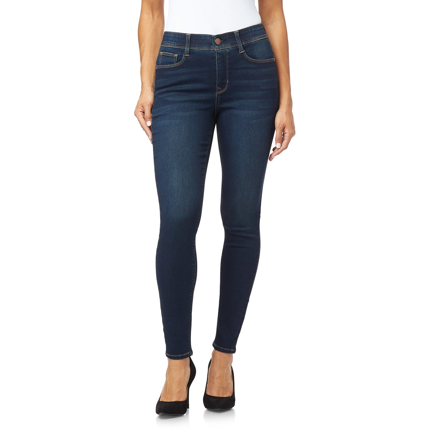 Angels Forever Young Women's 360 Sculpt Skinny Mid-Rise Jeans - Walmart.com