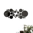 thumbnail image 3 of Yeacher 30PCS Mirror Wall Decals Round Circle Wall Stickers Removable Acrylic Decorative Mirror DIY Home, 3 of 8