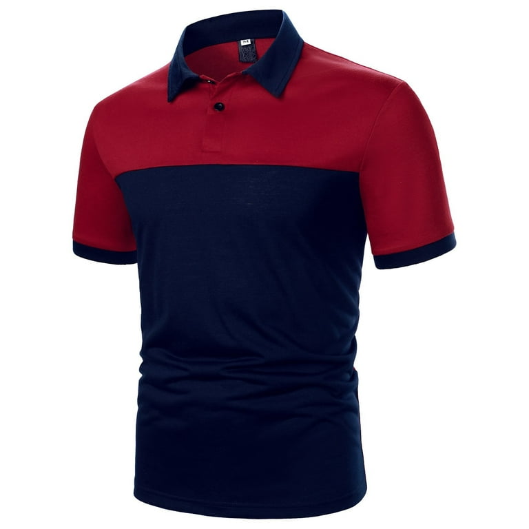 Polo Shirts For Men'S Regular Fit Shirt Preppy Clothes Men Work Outdoor  Sports Golf Tennis T