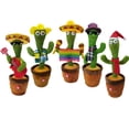 thumbnail image 4 of Juguete De Peluche De Cactus Bailando, Juguete De Cactus Eléctrico Que Puede Cantar Y Bailar, Regalos De Juguete De Descompresión Para Niños matsuzay FN007807-04, 4 of 6