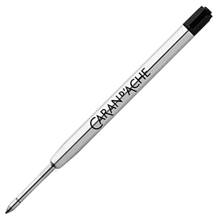 Caran d'Ache 8468-000 Rollerball Refill, Medium Point, Black for 849