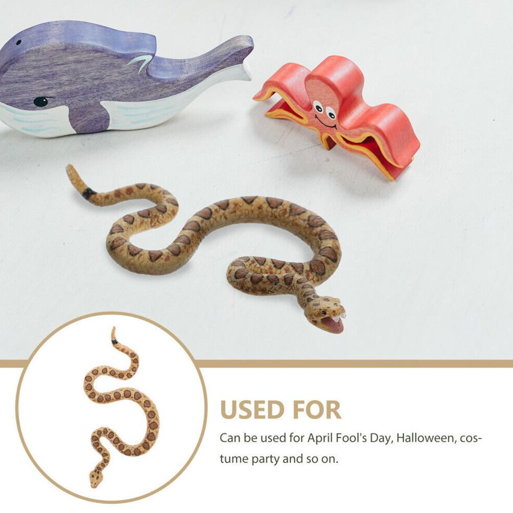 Realistic Rubber Fake Snake Garden Props Halloween Prank Scary Snake Toys S6D3S G8Z3