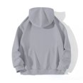 thumbnail image 4 of Gray Sweatshirt for Women Long Sleeved LONDON UNITED Letter Printed Hoodie Hoodie Hoodie, 4 of 5