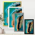 thumbnail image 4 of Designart 'Abstract Composition In Black and Orange' Modern Framed Art Print, 4 of 4