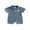 Blue, variant on BemeyourBBs Baby Boys Jumpsuit Short Sleeve Embroidery Letters Summer Romper