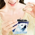 thumbnail image 7 of Polar Bear Men's Microfiber Coin Purse with Zinc Alloy Jaws - 4.3x4.7 in/11x12 cm Wallet, 7 of 7
