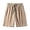 Khaki*, variant on Men's Shorts Summer Loose Fit Sports Lightweight Athletic Casual Outdoor Knee Length Solid Color with Drawstring Pockets Chic Holiday Shorts