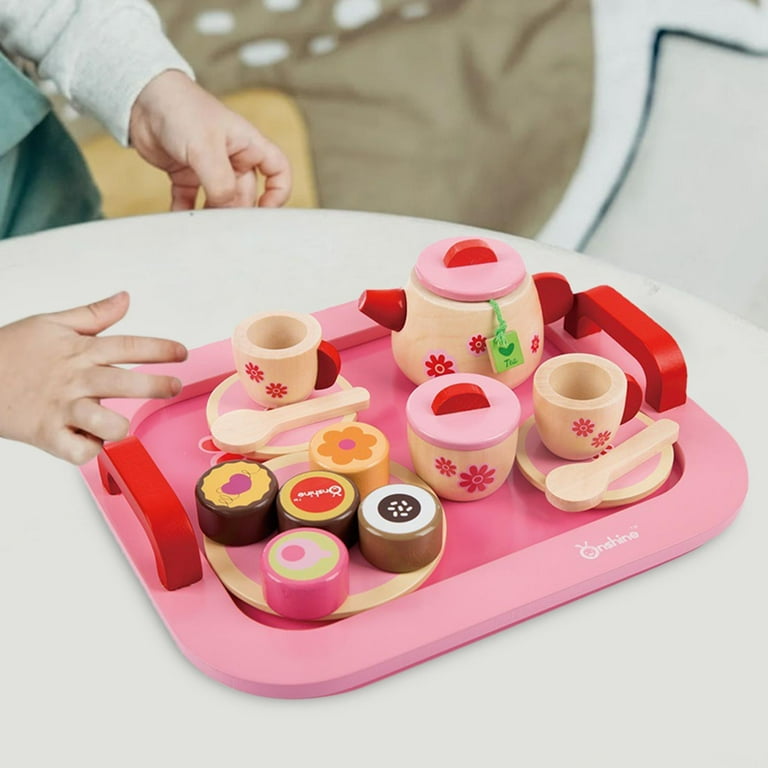 Toys Amazon Wooden Tea Set Time Toy Kitchen Accessories Includes