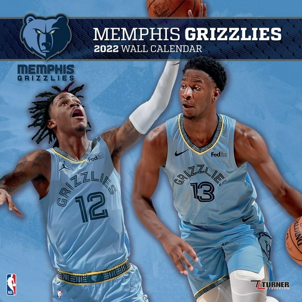 Grizzlies Schedule 2022 Nba Memphis Grizzlies 2022 Wall Calendar - Walmart.com