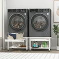 thumbnail image 1 of Qinaqin Resistente Lavandería Pedestal Soporte Para Washer Y Dryer – 27" Wide Metal Almacenamiento Rack Con Extraíble or Basket Estantería Anti-Vibraciones Pads Drain Pan & Hose 1000 lbs Capacity –, 1 of 8