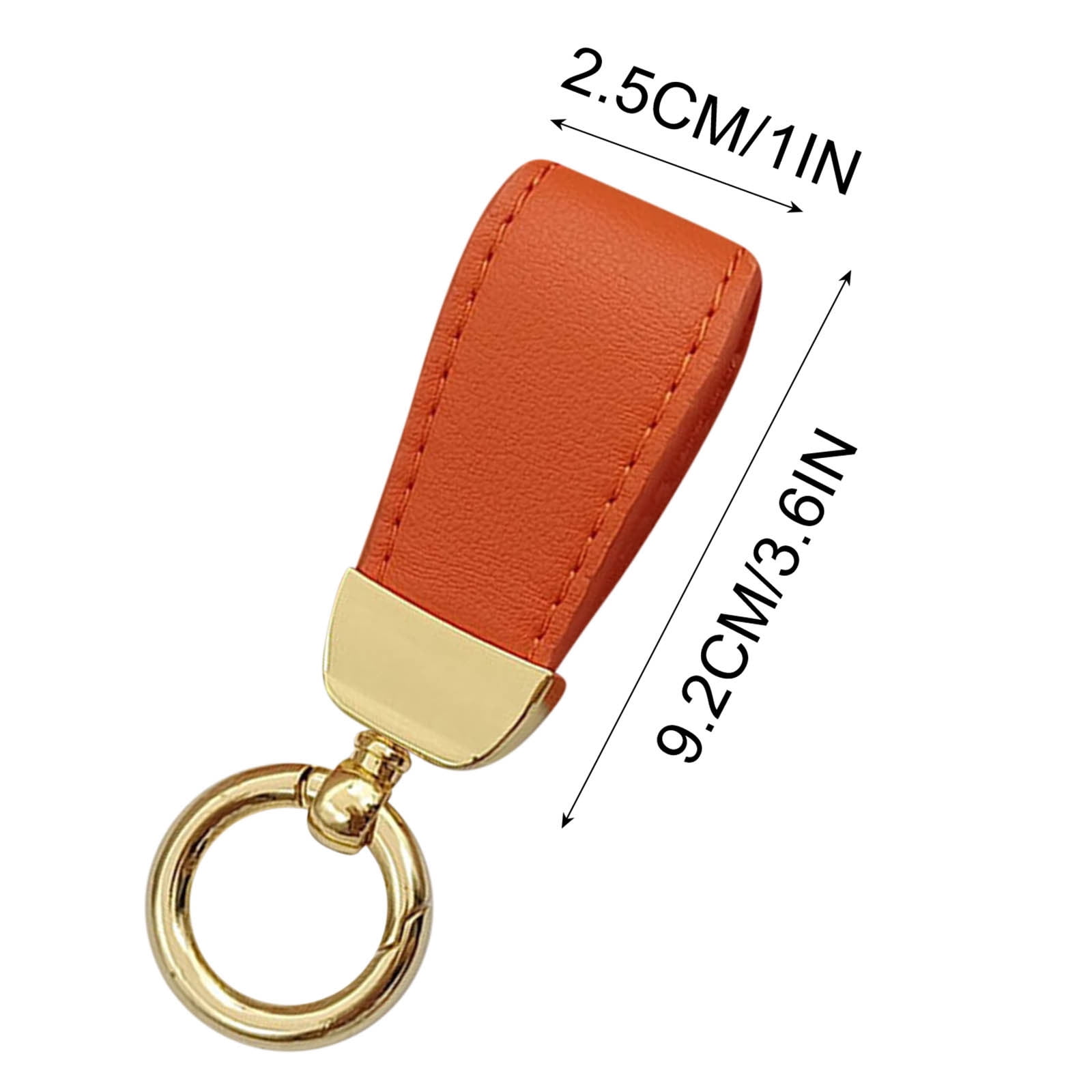 TERGAYEE Key Chains,Luxury Leather Keychains KeyChain with Metal