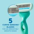 thumbnail image 4 of Schick Hydro Silk Ultra-Sensitive 5 Blade Razor for Women, 1 Handle, 2 Refills, 4 of 10