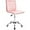 Pink, variant on JUMMICO Office Chair Mid Back Task Chair Adjustable Home Computer Executive Desk Chair with 360° Swivel (Blue)