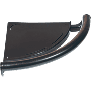 Decor Assist Contemporary 9.13 in. W Corner Shelf with Assist Bar in Venetian Bronze