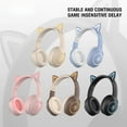 thumbnail image 3 of Wireless Headphones RGB cute cat ear Bluetooth Earphones with microphone Stereo Music Game Headset Earphone Girls Kids For Gifts, 3 of 13