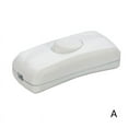 thumbnail image 1 of INLINE SWITCH BLACK WHITE For TABLE STANDARD LAMP CORD US LIGHT ROCKER X2Q2, 1 of 6