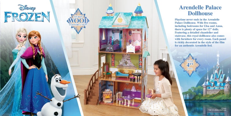 frozen arendelle palace dollhouse by kidkraft