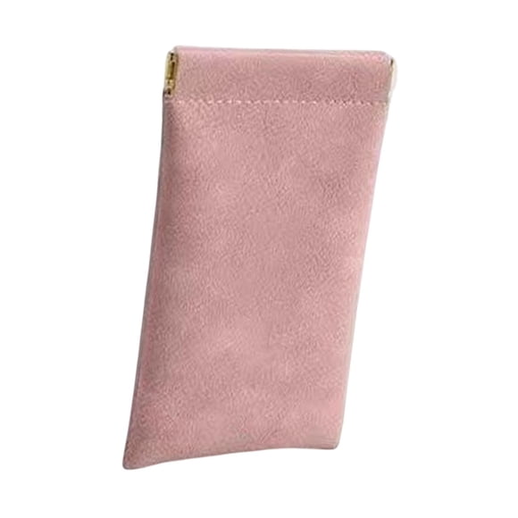 2x Bolsa de Almacenamiento para Gafas, Bolsa Ligera para Gafas de Sol para Mujeres Y Niñas, Funda de Cuero PU 4 piezas