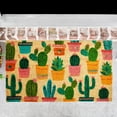 thumbnail image 2 of Juvale Natural Coco Coir Door Mat with Cactus Design for Outside, Entryway, 17 x 30 Inch Welcome Rug for Front Door, Porch, 2 of 5