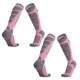 thumbnail image 1 of Calcetines de esquí Deportes al aire libre Calcetines de montañismo engrosados Calcetines para clima frío para snowboard, nieve, invierno, calcetines térmicos hasta la rodilla, caza para mujeres, 1 of 6