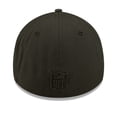 thumbnail image 4 of Men's New Era New York Jets Black On Black 39THIRTY Flex Hat, 4 of 5