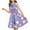 White, variant on Teens Summer Dress Kids Girl Star Printed Sleeveless Sundress Dresses for School Party Vacation Outfit 3-14Y