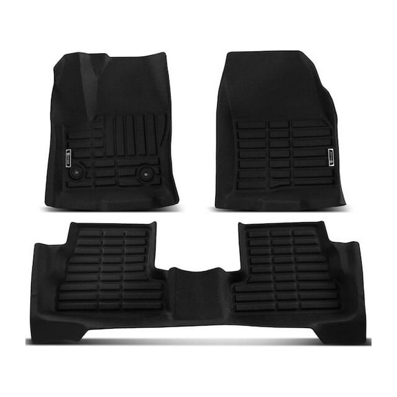 Floor Mat Set 3 - Compatible with 2015 - 2019 Lincoln MKC 2016 2017 2018