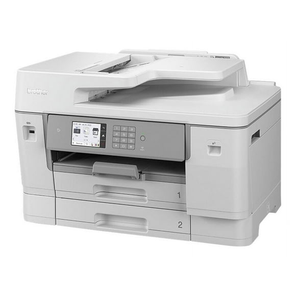 Brother MFC-J6955DW - Multifunction printer - color - ink-jet - A3/Ledger (media) - up to 25 ppm (copying) - up to 30 ppm (printing) - 600 sheets - 33.6 Kbps - USB 2.0, LAN, Wi-Fi(n), NFC, USB 2.0 host