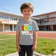 thumbnail image 5 of Camiseta de Manga Corta Linda con Impresión Gráfica para la Temporada Escolar de los Niños, Camisetas de Manga Corta de las Niñas, 5 of 9