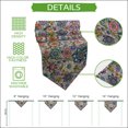 thumbnail image 5 of Colorful Floral Table Runner Linen Burlap Table Runner 72 Inches Long Modern Elegant Pastoral Art Flowers Dresser Scarves for Kitchen Island Coffee Dining Room Party Wedding Holiday Decor 14"x72", 5 of 8