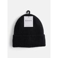 thumbnail image 4 of Scenario Women's Rib Knit Beanie, Black Soot, 4 of 4