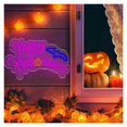 thumbnail image 4 of Letrero De Neón Happy Halloween Con Luz LED De Calabaza Y Murciélago Regulable Por USB Para Ventanas De Dormitorios Decoración De Fiestas 40cmx23.6cm, 4 of 6