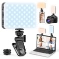 thumbnail image 1 of Luz para selfies, portátil, 120 LED, con clip ajustable de 2500 a 9000 K., 1 of 9