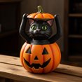 thumbnail image 1 of Halloween Pumpkin Decorations - Realistic Carved Indoor/Outdoor Use Suitable For Party Fireplace And Tabletop Halloween Decorations, 1 of 5