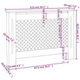 thumbnail image 2 of vidaXL Radiator Cover Radiator Guard for Home Office Heater Cabinet Cover MDF, 2 of 7