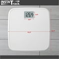 thumbnail image 3 of Instatrack Digital Glass Scale Super Thin, White, 3 of 8