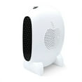 thumbnail image 1 of pitrice Indoor Home Office Dorm Mini Fan Heater Winter Desktop Electric Hands Warmer 500W Quiet ABS Power Off Overheating Protection 110V, 1 of 7