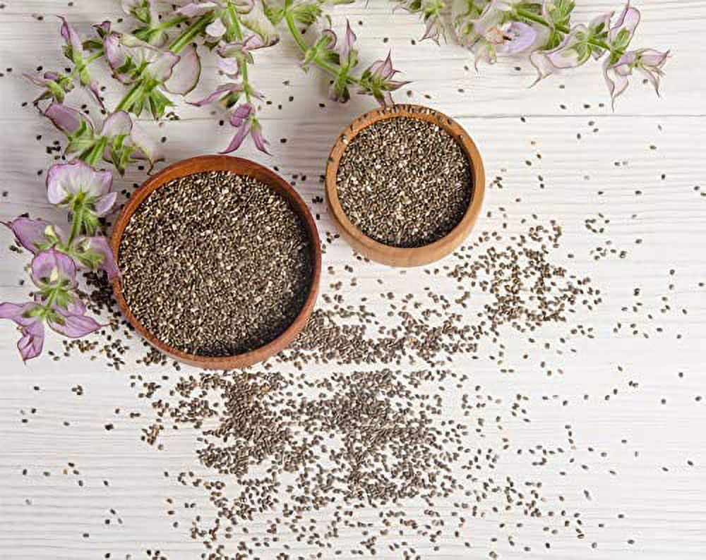Organic Chia Seeds Flour, 4 Pounds — Non-GMO, Kosher, Raw, Vegan — by Food to Live