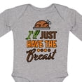 thumbnail image 4 of Inktastic I'll Just Have the Breast with Turkey Illusration Boys or Girls Long Sleeve Baby Bodysuit, 4 of 5
