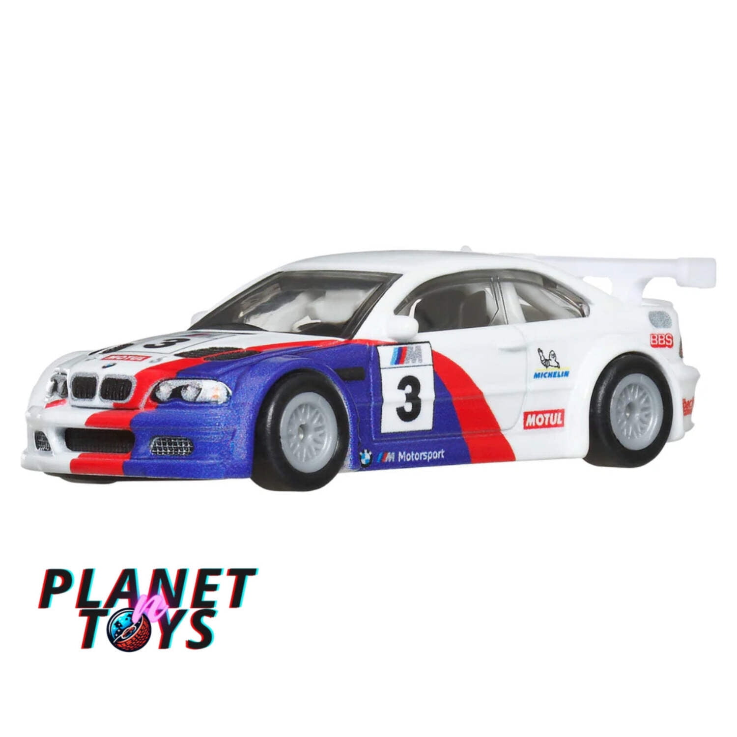 BMW 320 Group 5 #12 White with Stripes and 2001 BMW M3 GTR #3 White w/Stripes "Car Culture" Set Diecast Model Cars by Hot Wheels