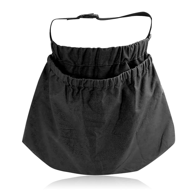 Bewildely Delantal de deshierbe para cosecha de jardín, bolsa de forraje de setas, paquete de tela impermeable para la cintura, herramienta para granjero Jardín y Patio Negro Bewildely HA009534-01