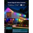 thumbnail image 3 of Lepro E1 AI Permanent Outdoor Lights 150FT, Smart RGB+IC Color Changing LED Eaves Lights APP Control Work with Alexa&Google Assistant (2.4 GHz WiFi), Waterproof for House, Halloween Christmas Decor, 3 of 10