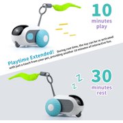 Interactive Cat Toy for Indoor Cats, Interactive Cat Toy with 2-Speed Remote Control,Remote Control Cat Toy, USB Rechargeable Automatic Cat Exercise Toys for Bored Indoor Adult Cats Kittens