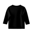 thumbnail image 3 of Abcomgle Halloween Shirts for Girls Spooky Spooky Skeleton Graphic T Shirts for Girls Crewneck 3/4 Raglan Sleeve Tee Shirts for Girls Fall Funny Cute Tee Top Girls,10-11 Years, 3 of 4