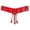 Red, variant on Women's Panties Women Underwear Lace Thongs Bikini Panties G String Thong Stretch Ladie Brief Thong Red One Size