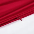 thumbnail image 5 of PiccoCasa 22 Momme Silk Pillowcase Zippered Bed Pillow Cover, Red Queen(20"x30"), 5 of 7