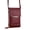 Burgundy, variant on Pinklizecosh Touchscreen Crossbody Phone Wallet, Women Purse with Phone Window