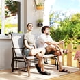 thumbnail image 2 of Outsunny 2-Person Outdoor Glider Chair for Outdoor, Backyard, Dark Grey, 2 of 10