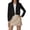 Black, variant on Cropped Cardigan for Women Long Sleeve Suede Drape Front Lightweight Cardigan Jacket Fall Western Cowgirl Outfits